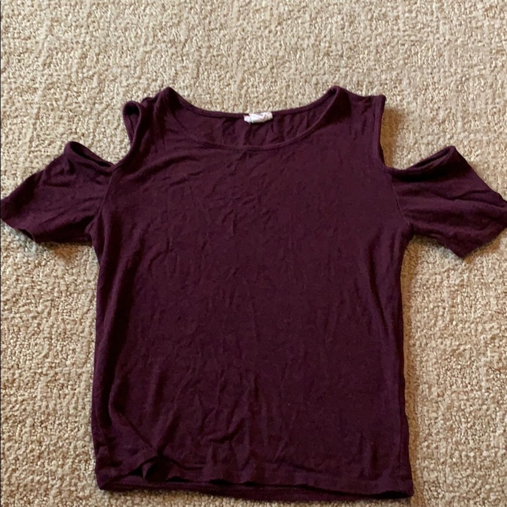 off the shoulder crop top